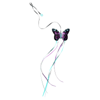 KONG Teaser Butterfly Assorted Vlinder